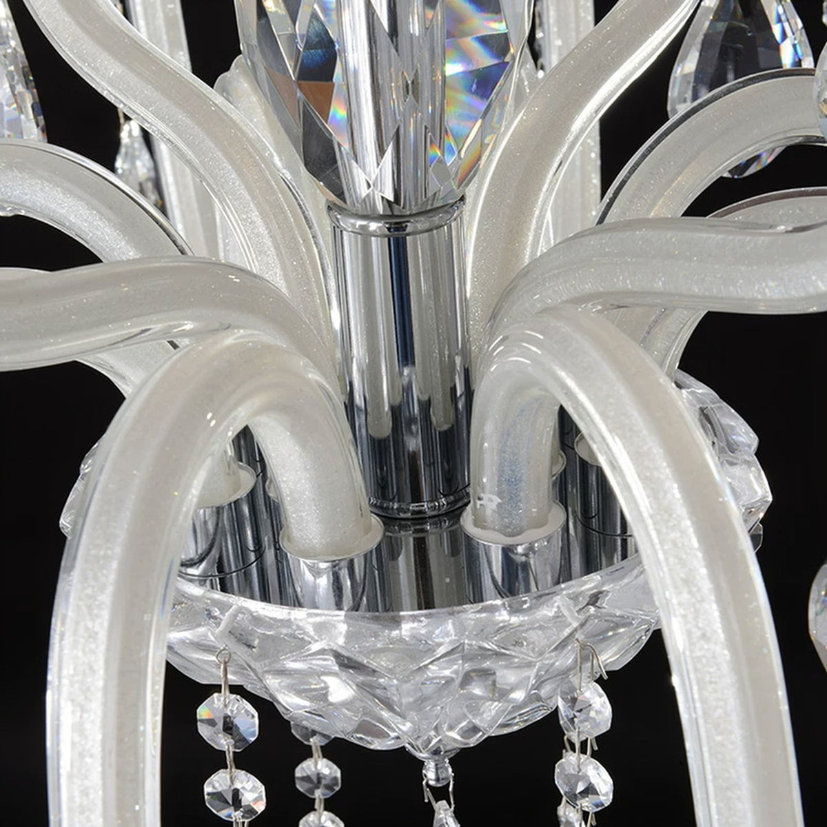 AM0777 — European Candle Crystal Metal Chandelier for Kids' Rooms
