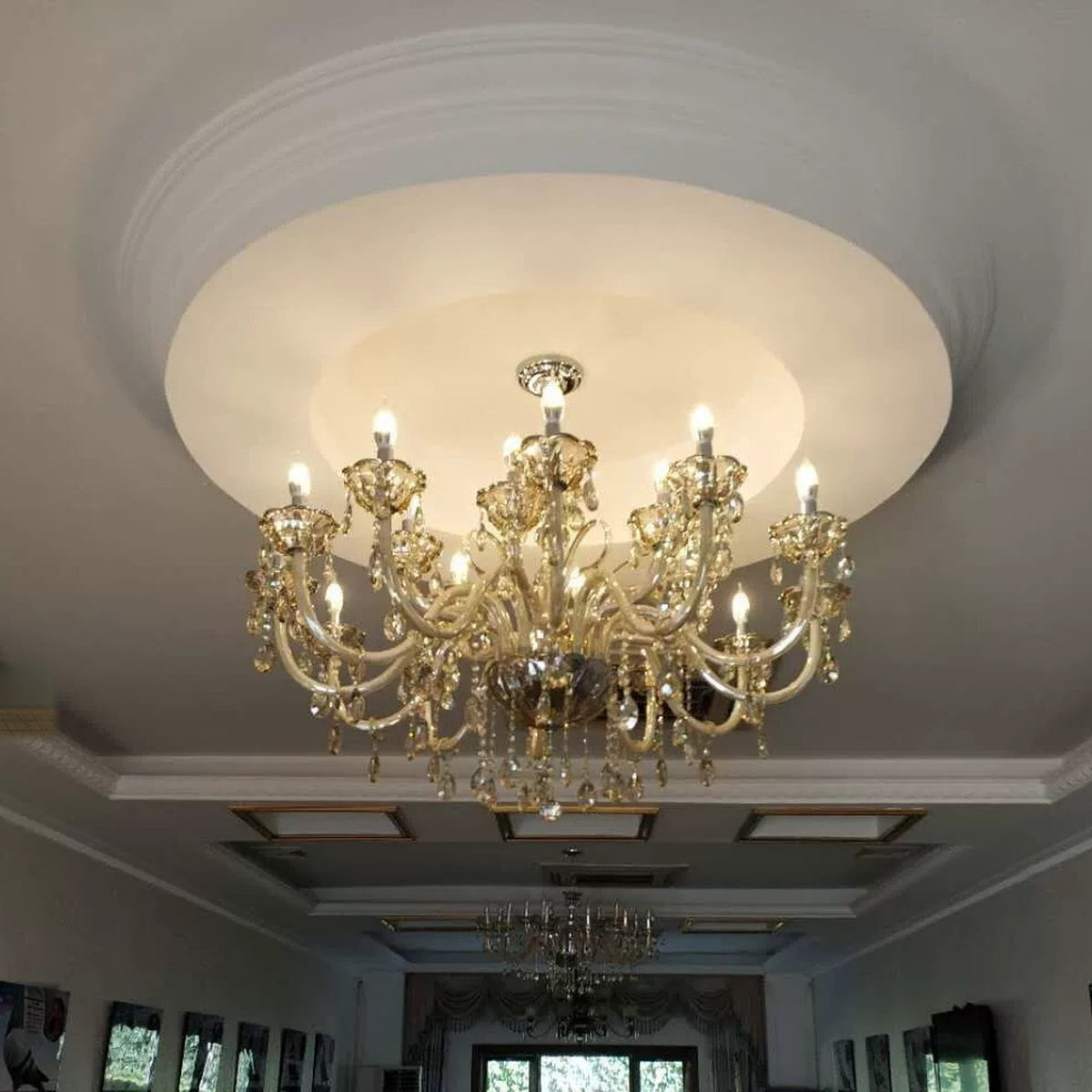 AM0826 — European Candle Crystal Chandelier for Dining Rooms
