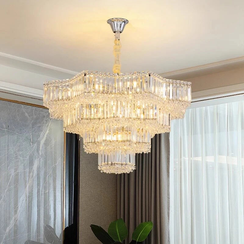 AM0049 · Modern Minimalist Crystal Chandelier for Dining Rooms · 4 Configurations — AM0049, view 5