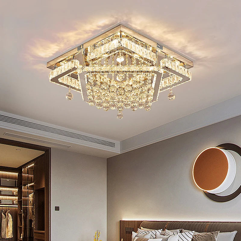 AM0106 · French Flush Mount Rectangular Ceiling Light for Bedrooms · 5 Configurations — AM0106, view 5