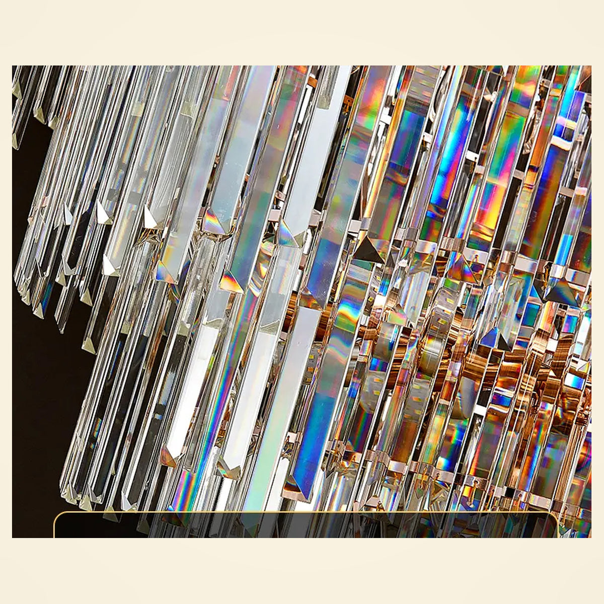 AM0469 — Spiral Staircase Crystal Chandelier for Living Rooms