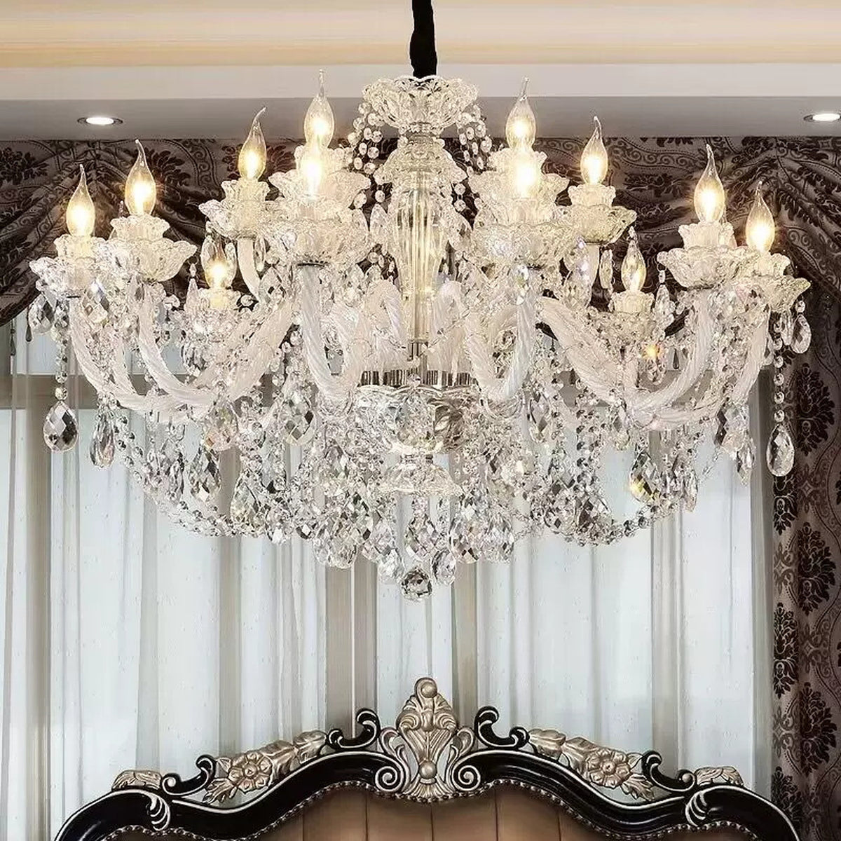 AM0716 — European Grand Hall Crystal Chandelier for Living Rooms & Dining Rooms