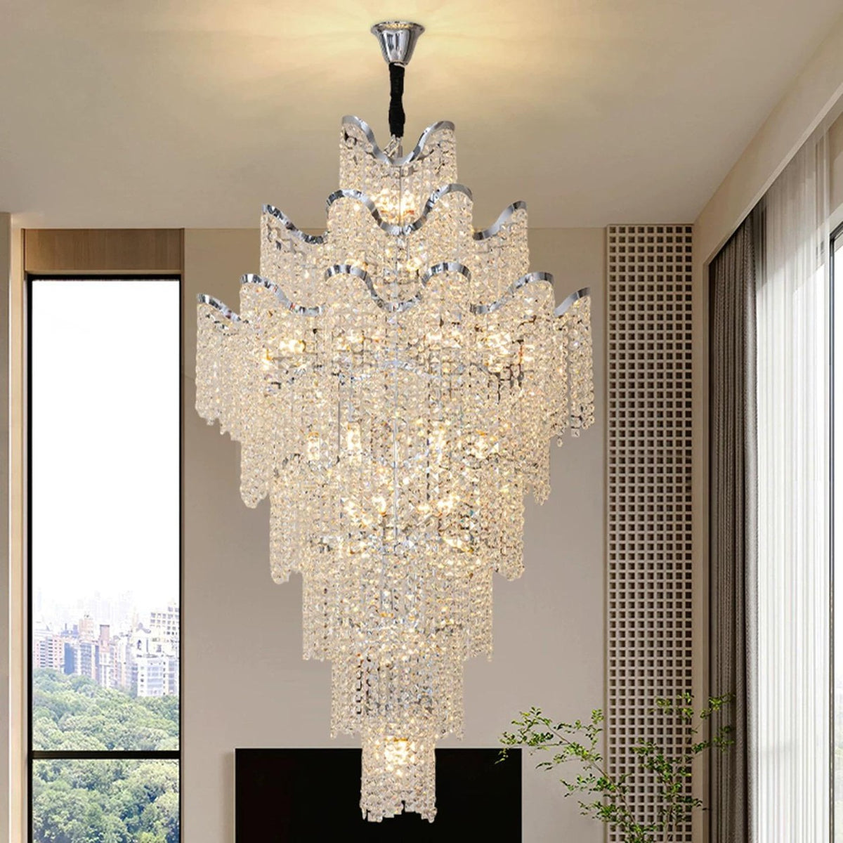AM0656 — Modern Luxury Crystal Chandelier for Living Rooms