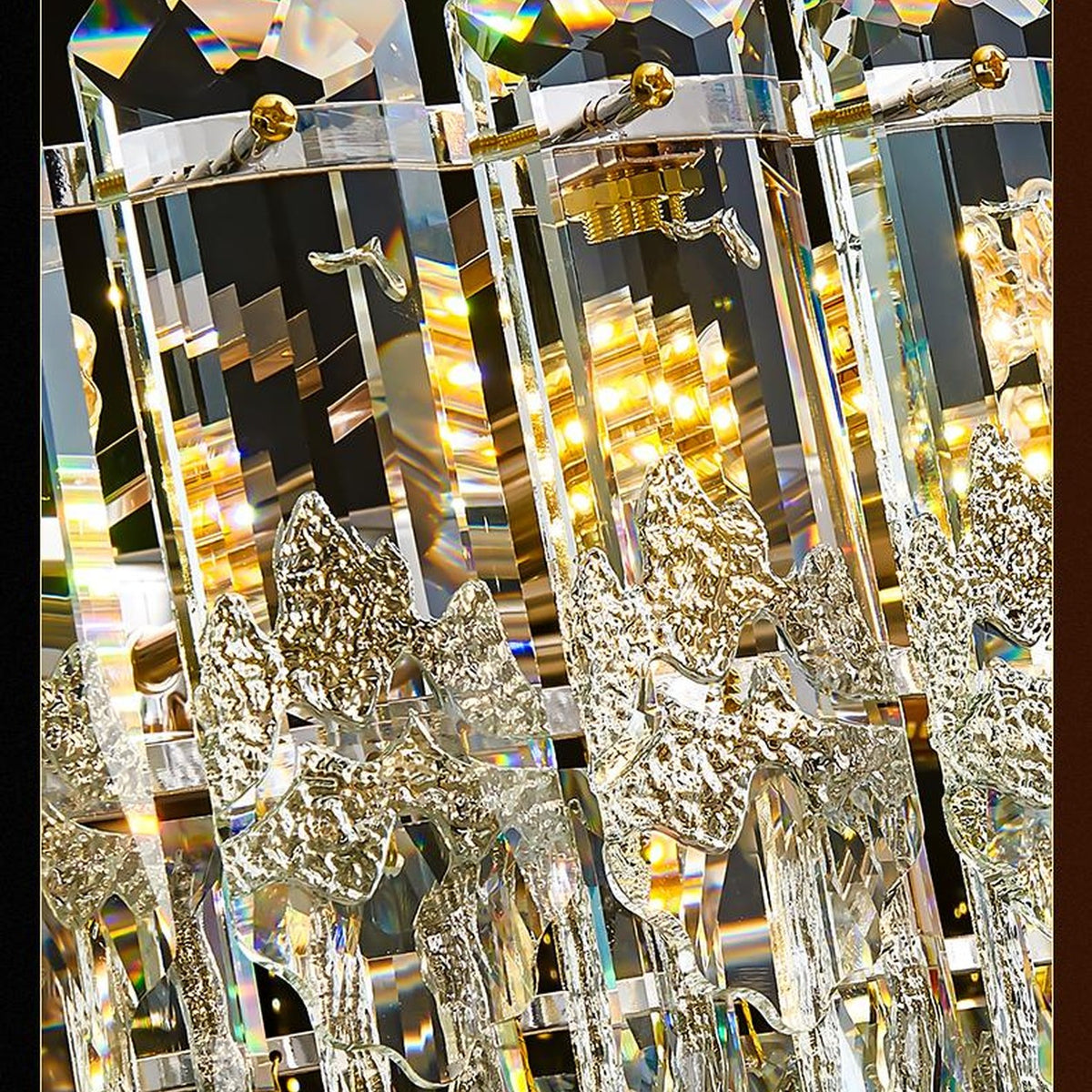 AM0476 — Postmodern Landscape Crystal Chandelier for Living & Dining Rooms