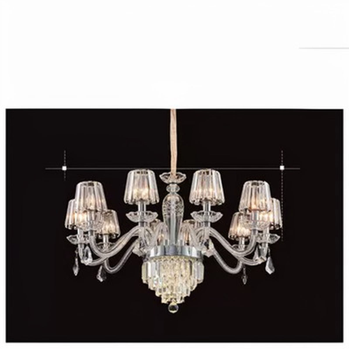 AM0859 — Modern Luxury Crystal French Chandelier for Living Rooms & Dining Rooms