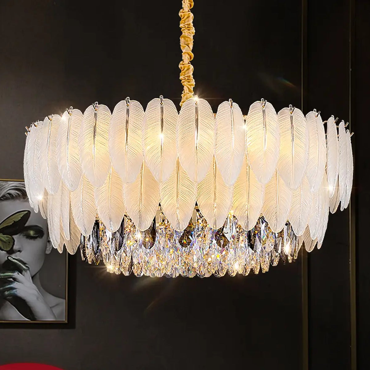 AM0491 — French Crystal Chandelier for Living Rooms