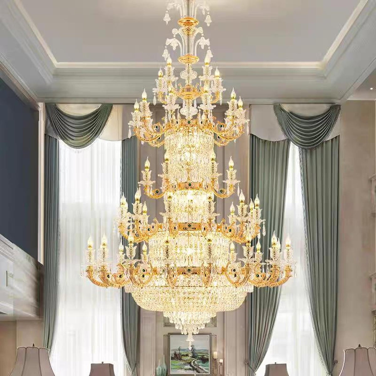 AM0527 — European Crystal Chandelier for Living Rooms