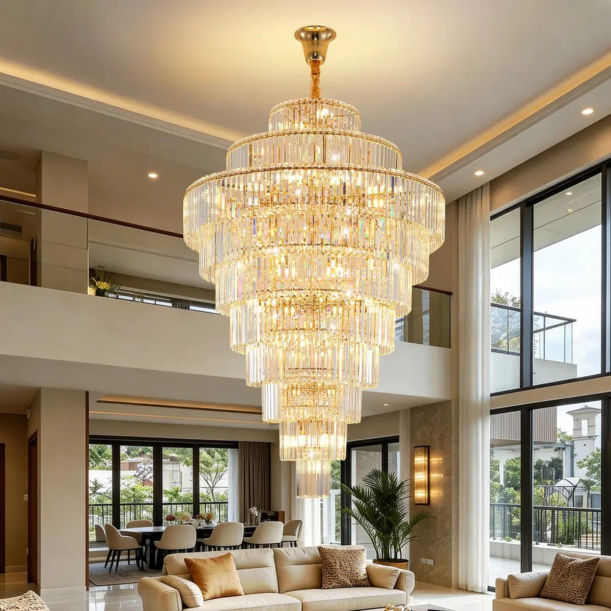 AM0542 — Crystal Chandelier for Living Rooms