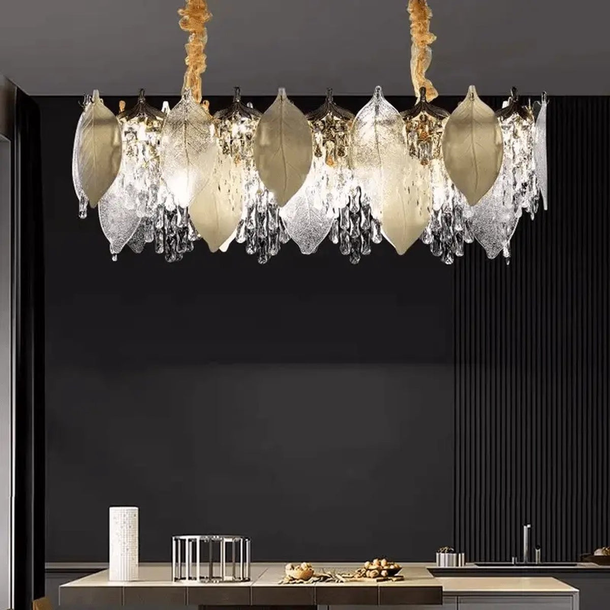 AM0485 — Light Luxury Crystal Chandelier for Living Rooms