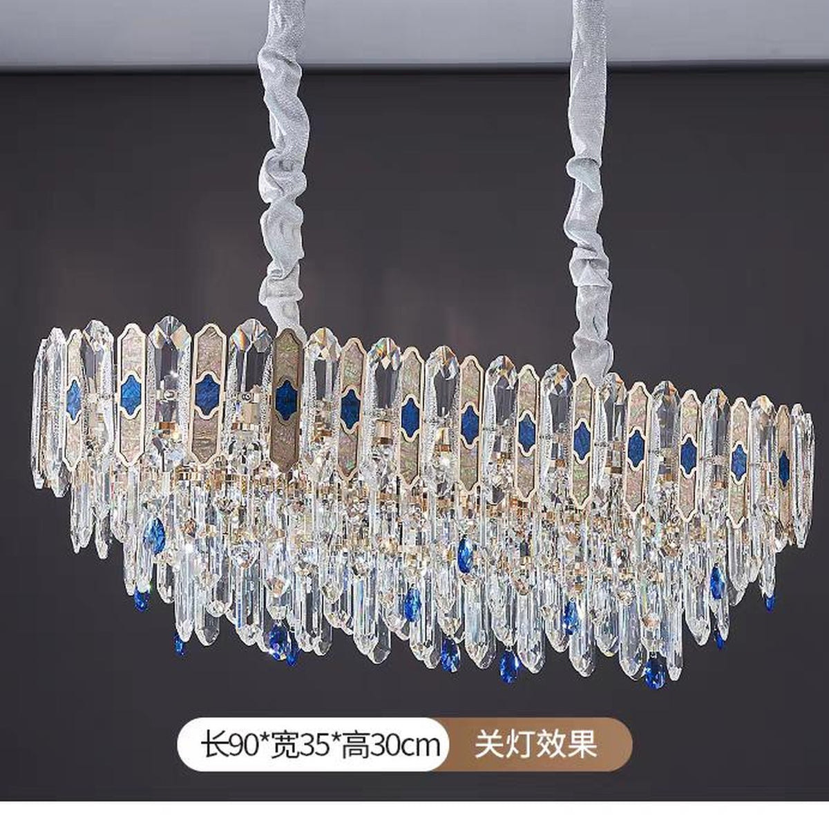 AM0687 — Light Luxury Crystal Chandelier for Living Rooms