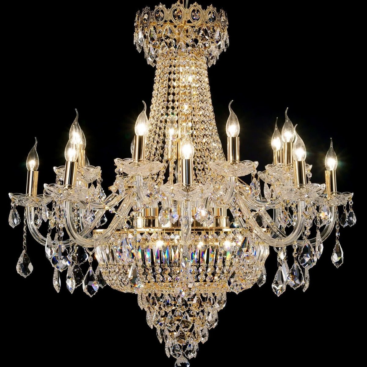 AM0835 — Modern Luxury Stairwell Iron Chandelier for Loft Spaces & Duplex Spaces