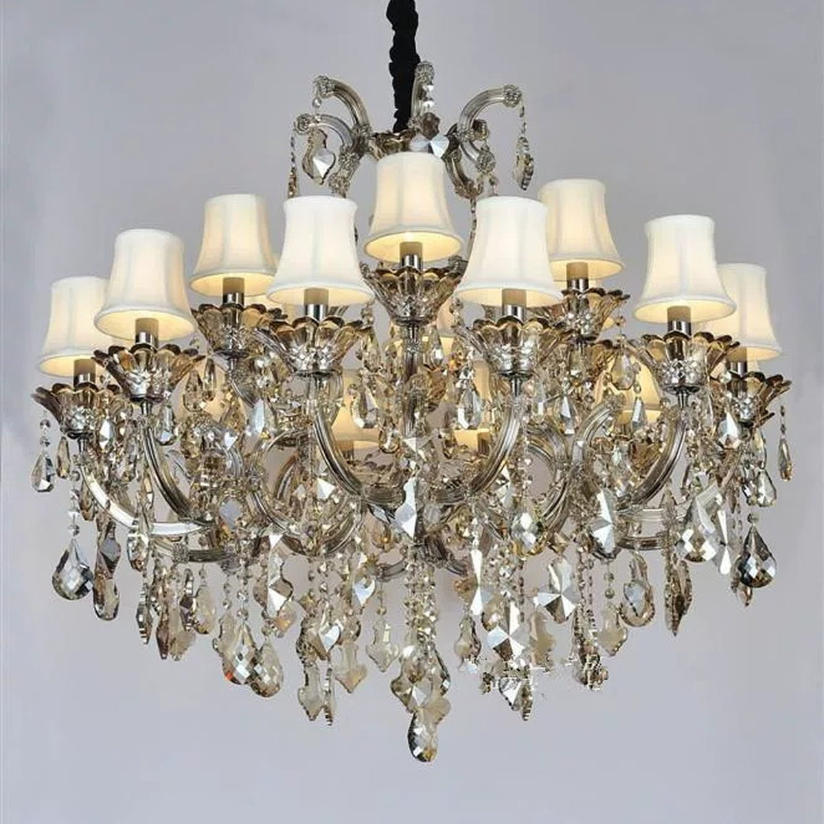 AM0712 — European Candle Crystal Chandelier for Kids' Rooms