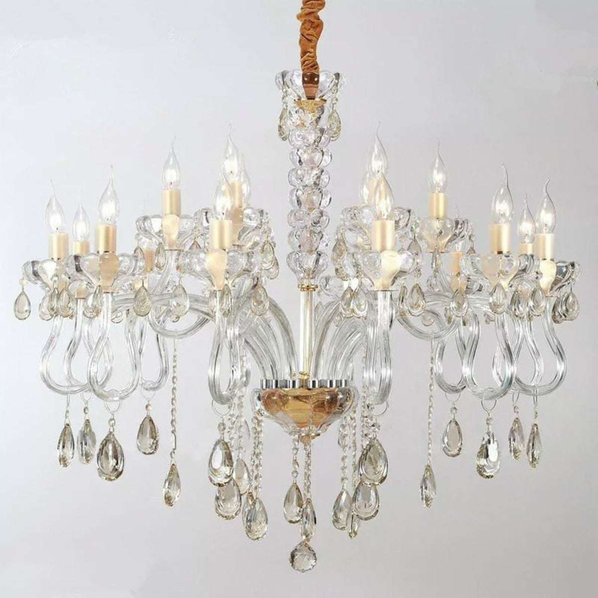AM0721 — Modern Minimalist Candle Crystal Chandelier for Kids' Rooms