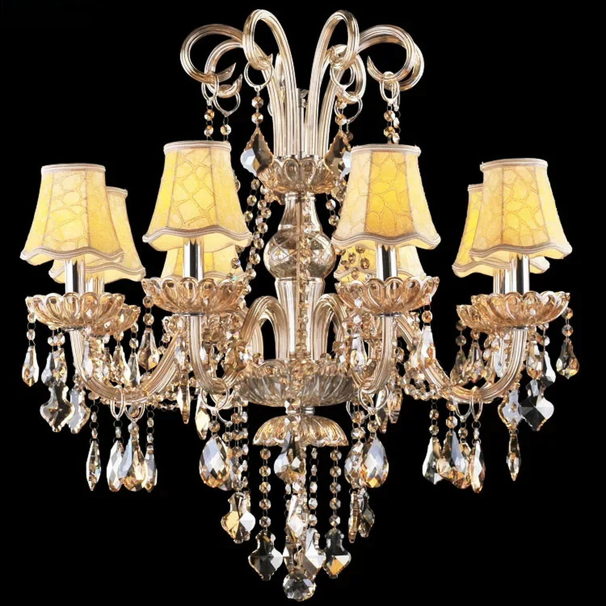 AM0793 — European Crystal Metal Chandelier for Dining Rooms