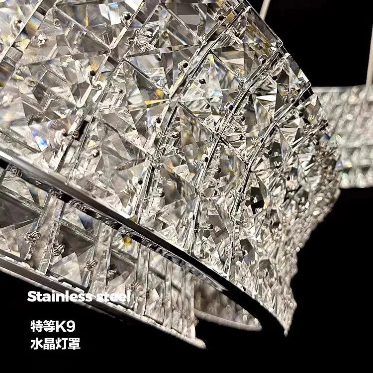 AM0021 · Modern Minimalist Crystal Chandelier for Living Spaces · 6 Configurations — AM0021, view 6