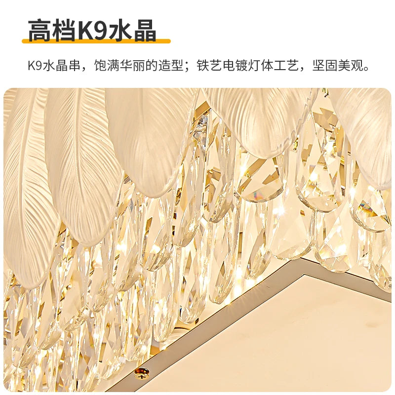 AM0094 · French Flush Mount Round Ceiling Light for Bedrooms · 8 Configurations — AM0094, view 6