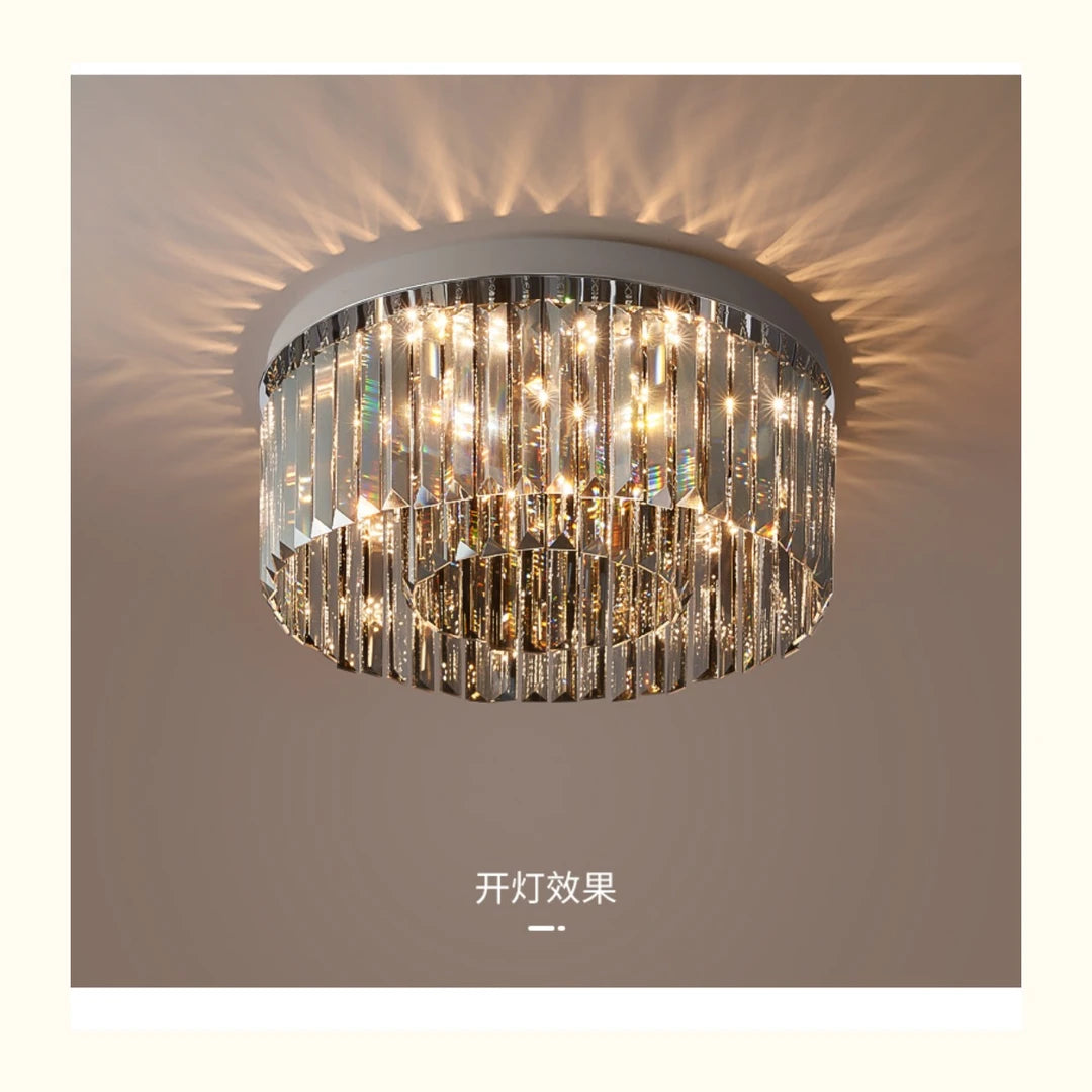 AM0087 · French Flush Mount Triangle Ceiling Light for Bedrooms · 3 Configurations — AM0087, view 5