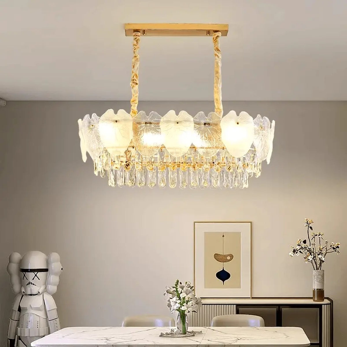 AM0646 — Light Luxury Crystal Chandelier for Living Rooms