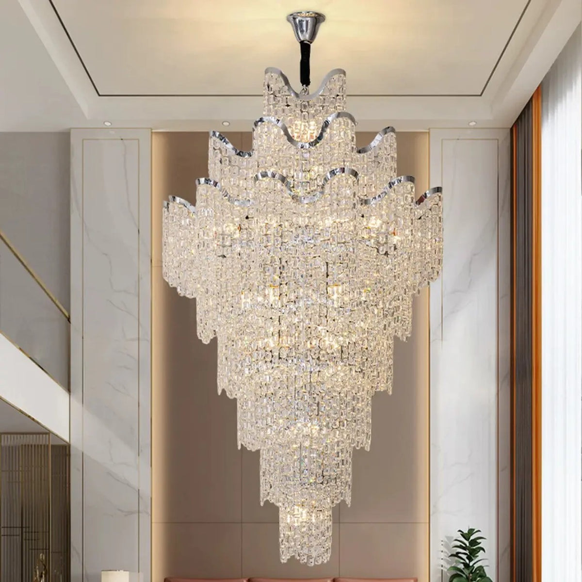 AM0656 — Modern Luxury Crystal Chandelier for Living Rooms