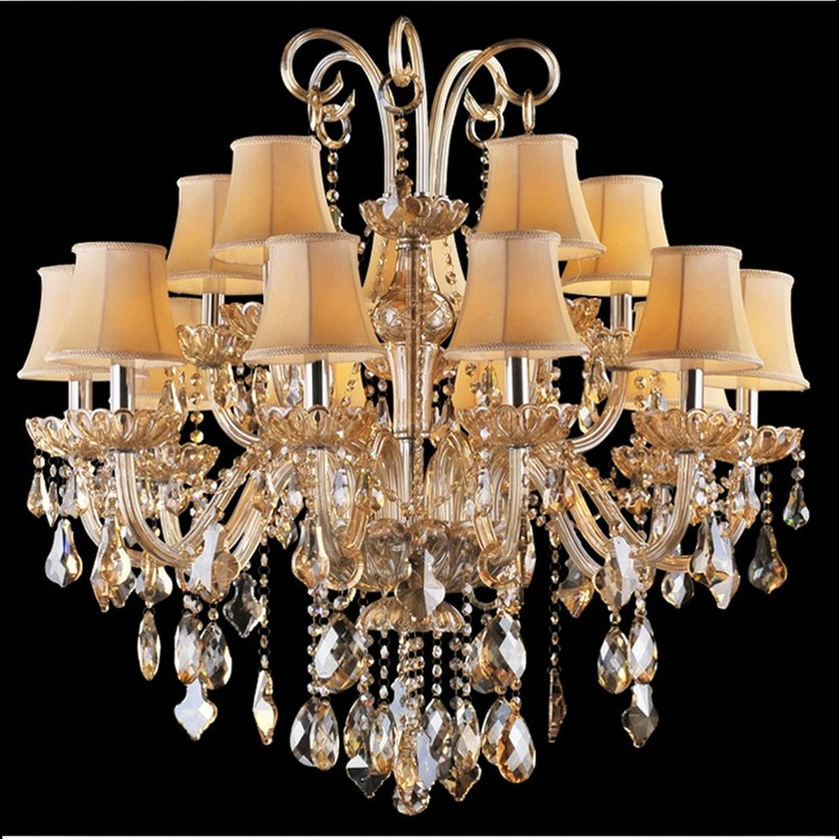 AM0793 — European Crystal Metal Chandelier for Dining Rooms