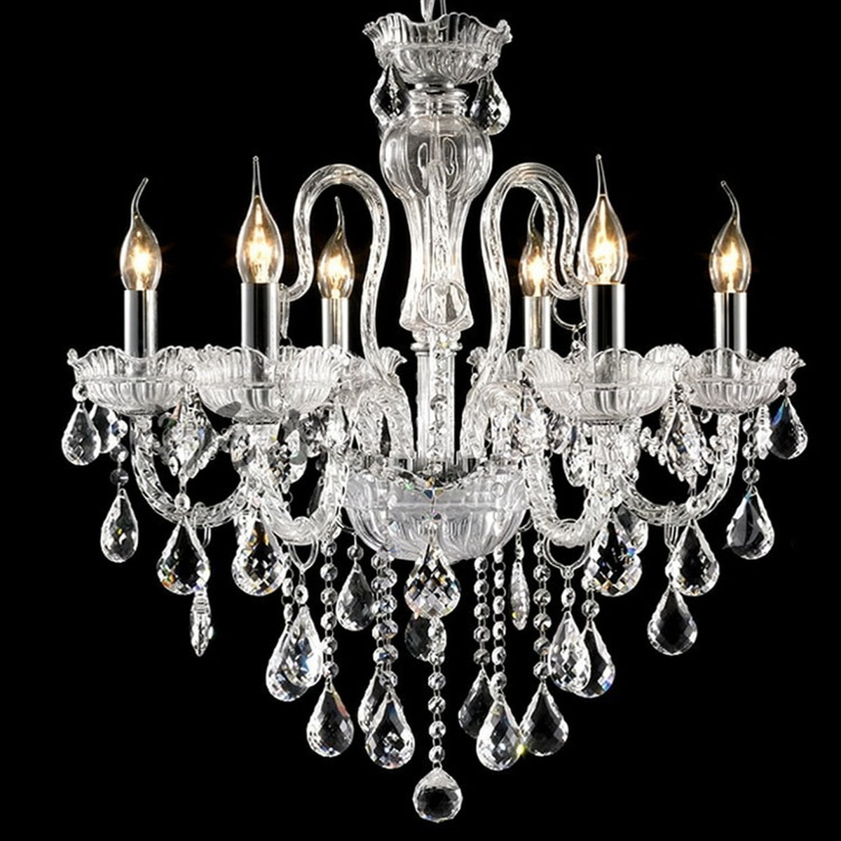 AM0766 — European Crystal Chandelier for Loft Spaces & Duplex Spaces