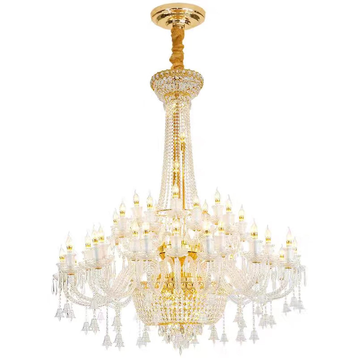 AM0528 — Modern Minimalist Crystal Chandelier for Living Rooms