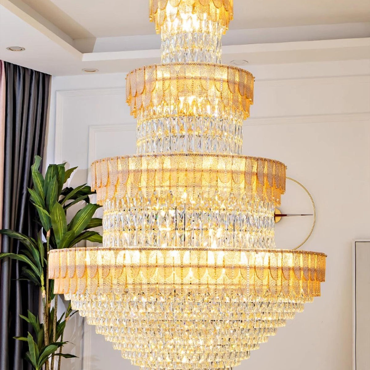 AM0654 — Modern Luxury Crystal Chandelier for Living Rooms