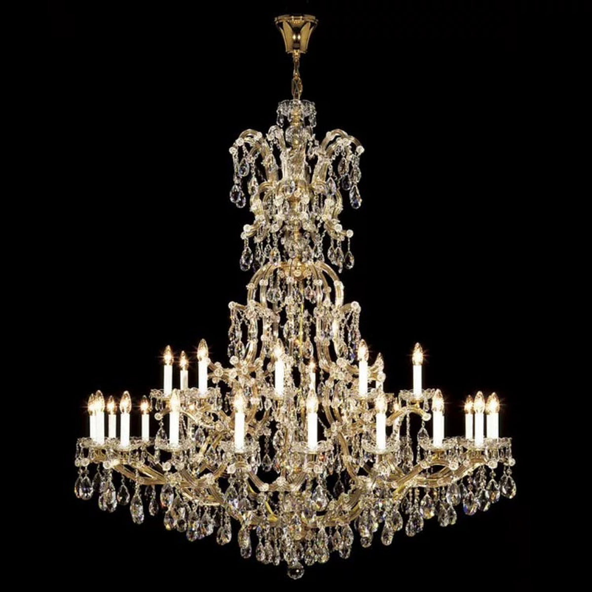 AM0813 — European Grand Hall Crystal Chandelier for Loft Spaces & Duplex Spaces