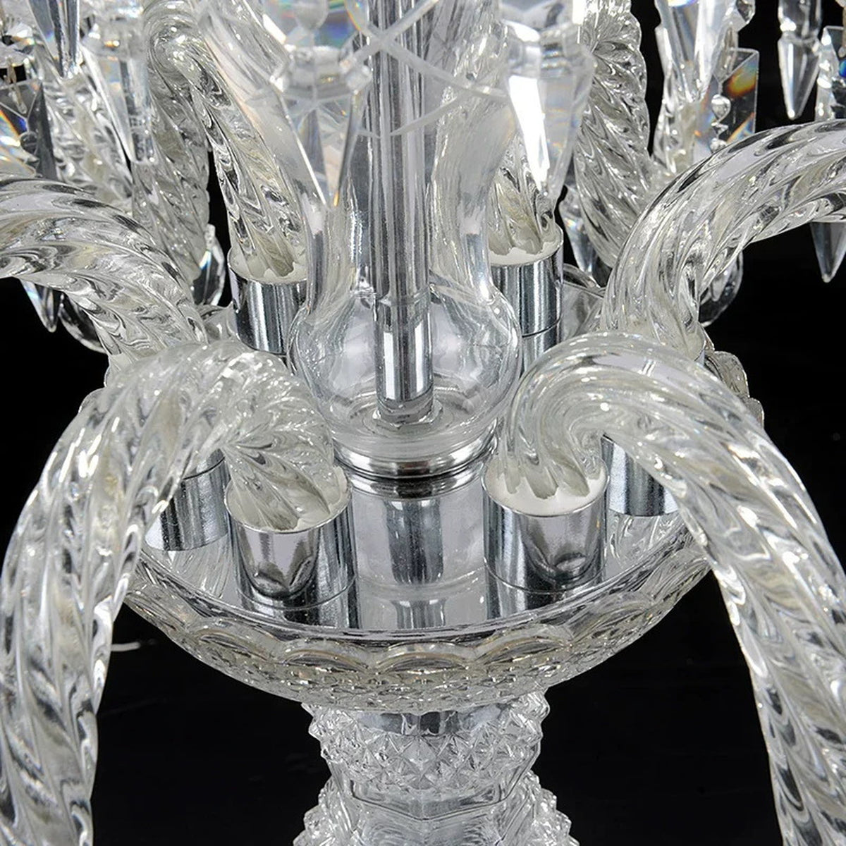 AM0781 — European Candle Crystal Table Lamp for Living Rooms & Bedrooms