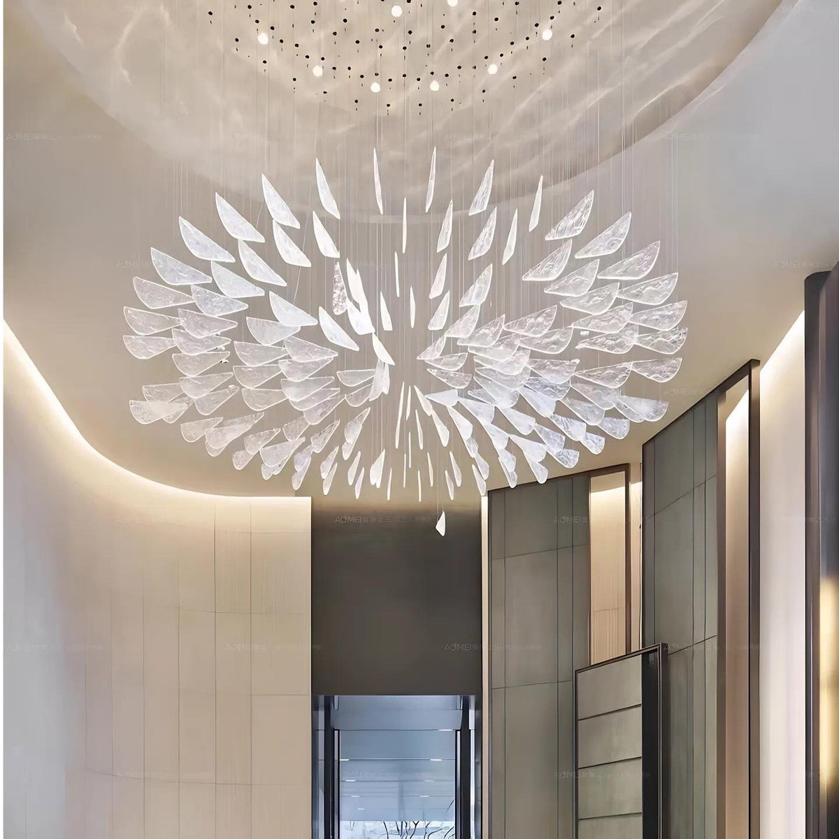 AM0666 — Light Luxury Crystal Chandelier for Living Rooms