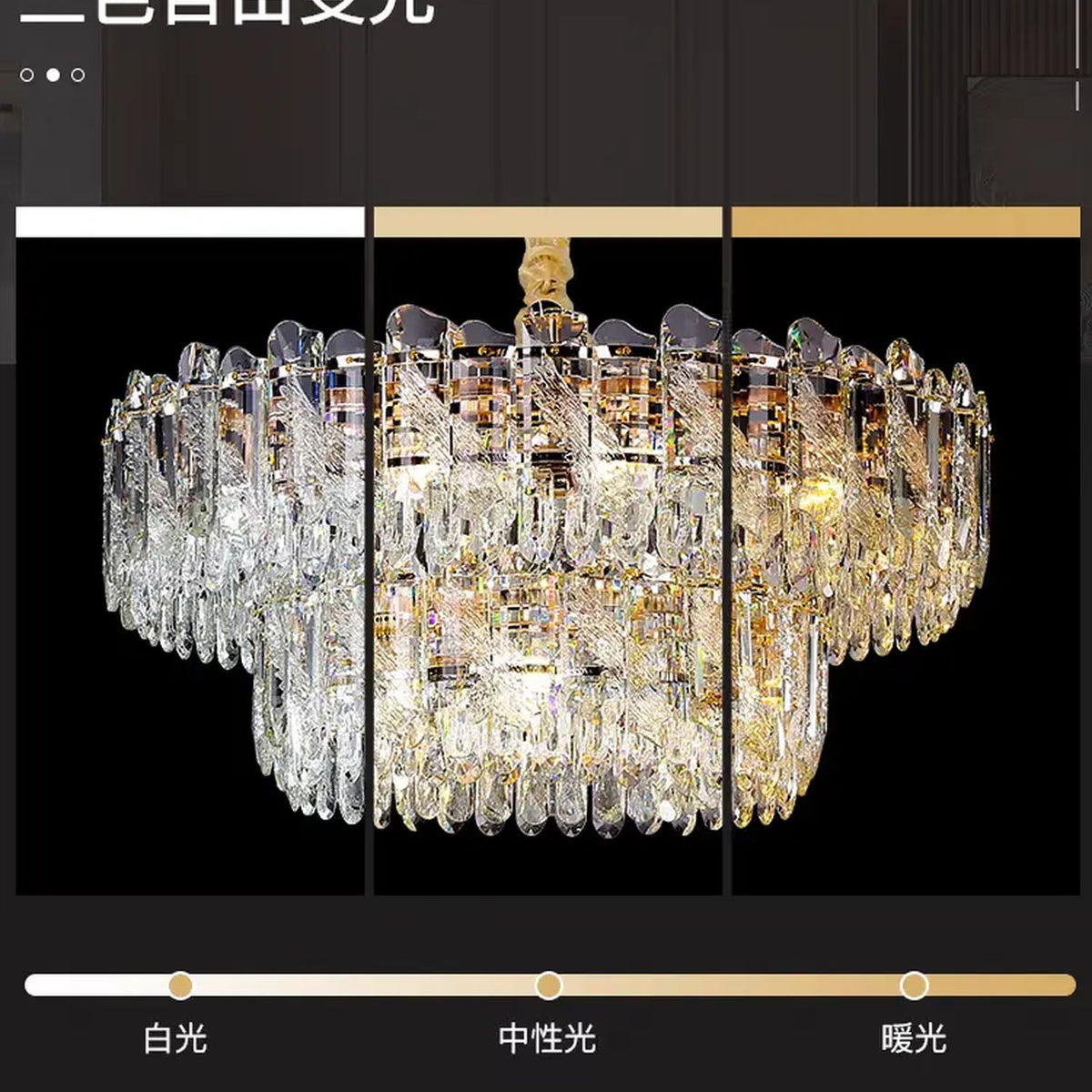 AM0691 — Light Luxury Soaring Wings Chandelier for Living Rooms
