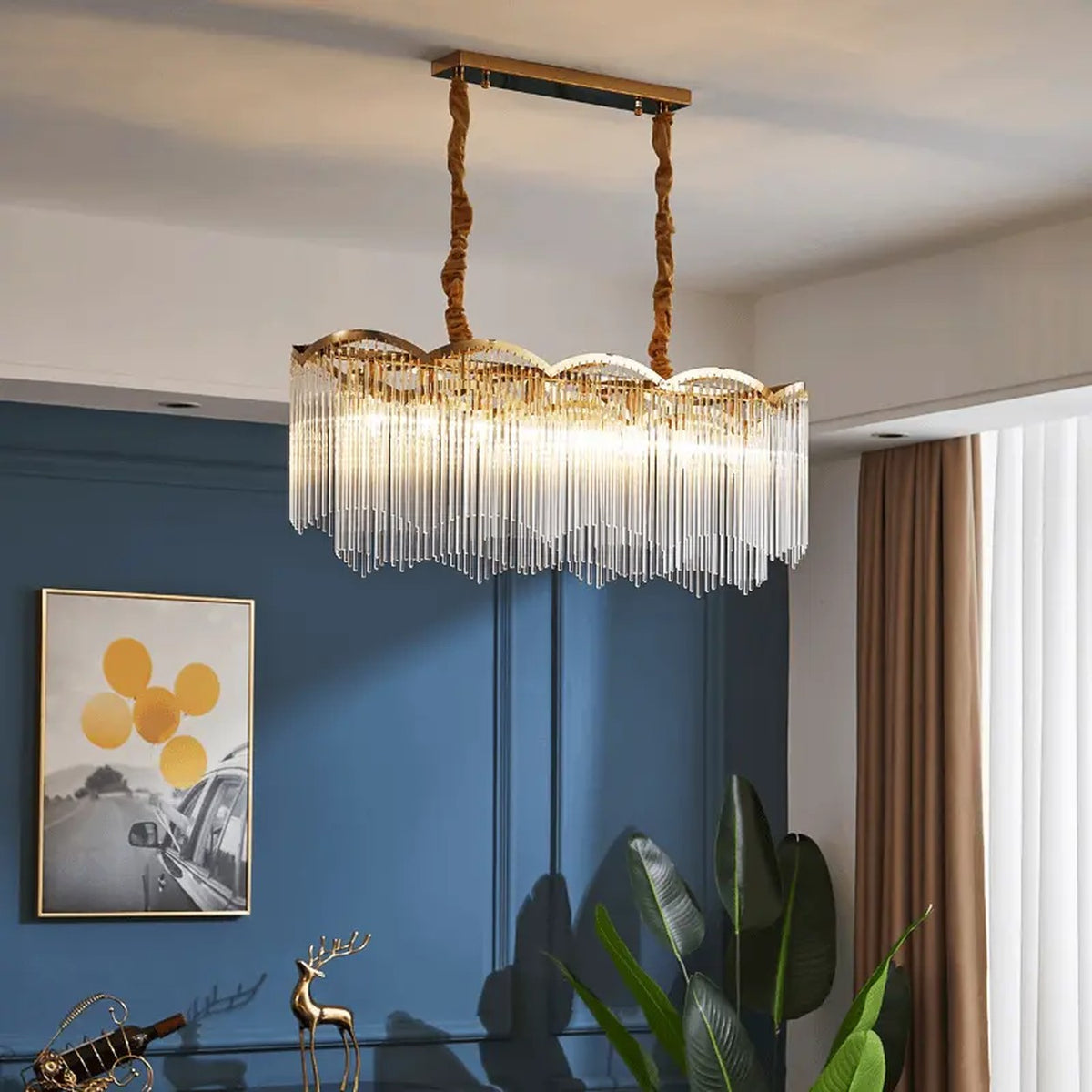 AM0624 — Postmodern Crystal Chandelier for Living Rooms