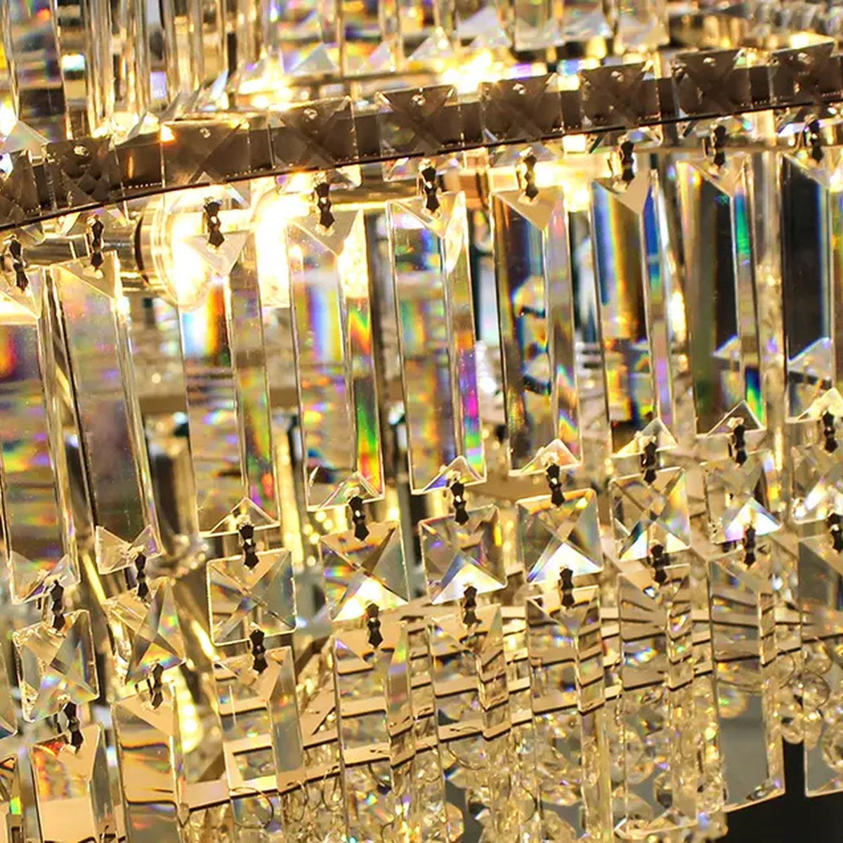 AM0488 — Light Luxury Crystal Chandelier for Living Rooms