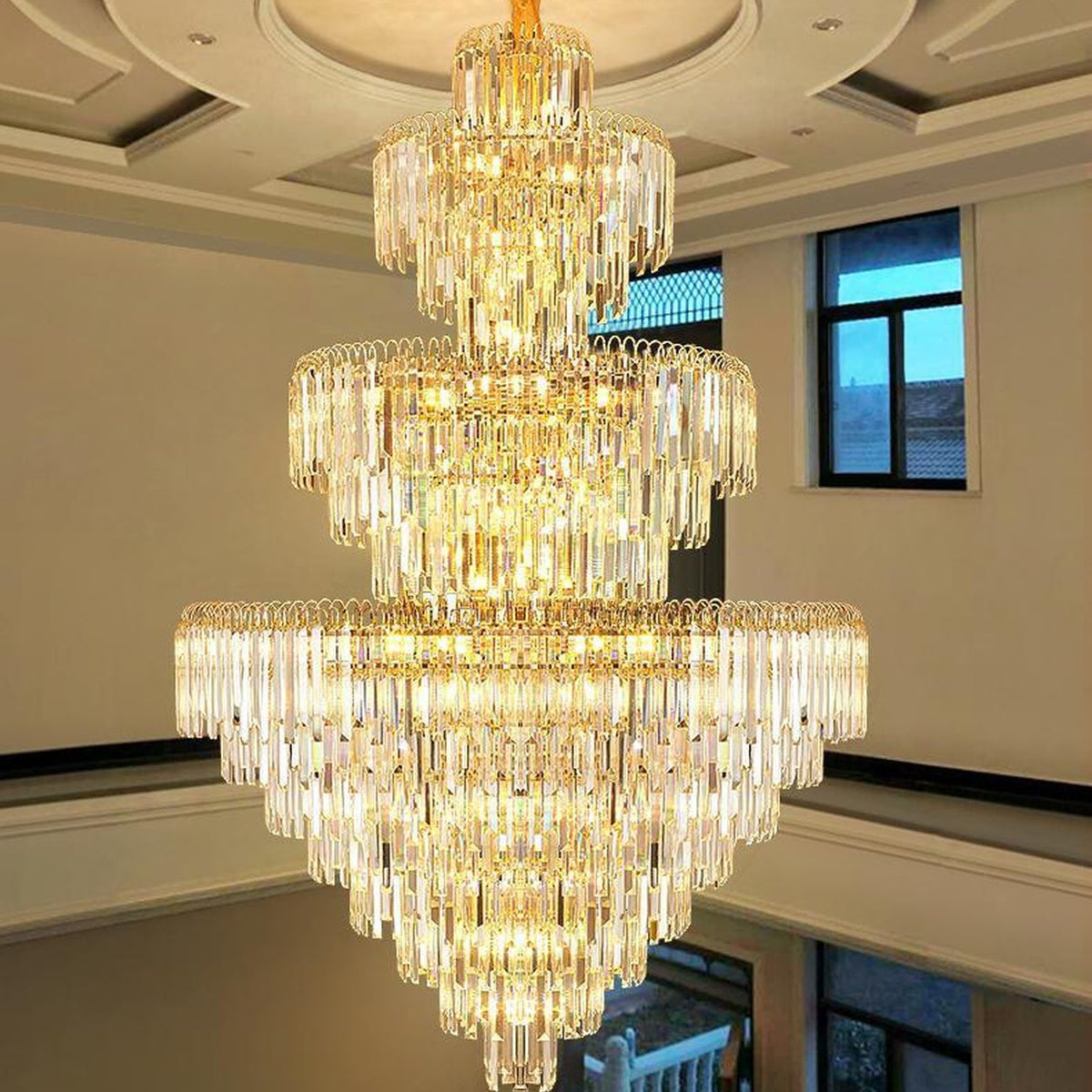 AM0572 — Grand Crystal Chandelier for Hotel Lobbies