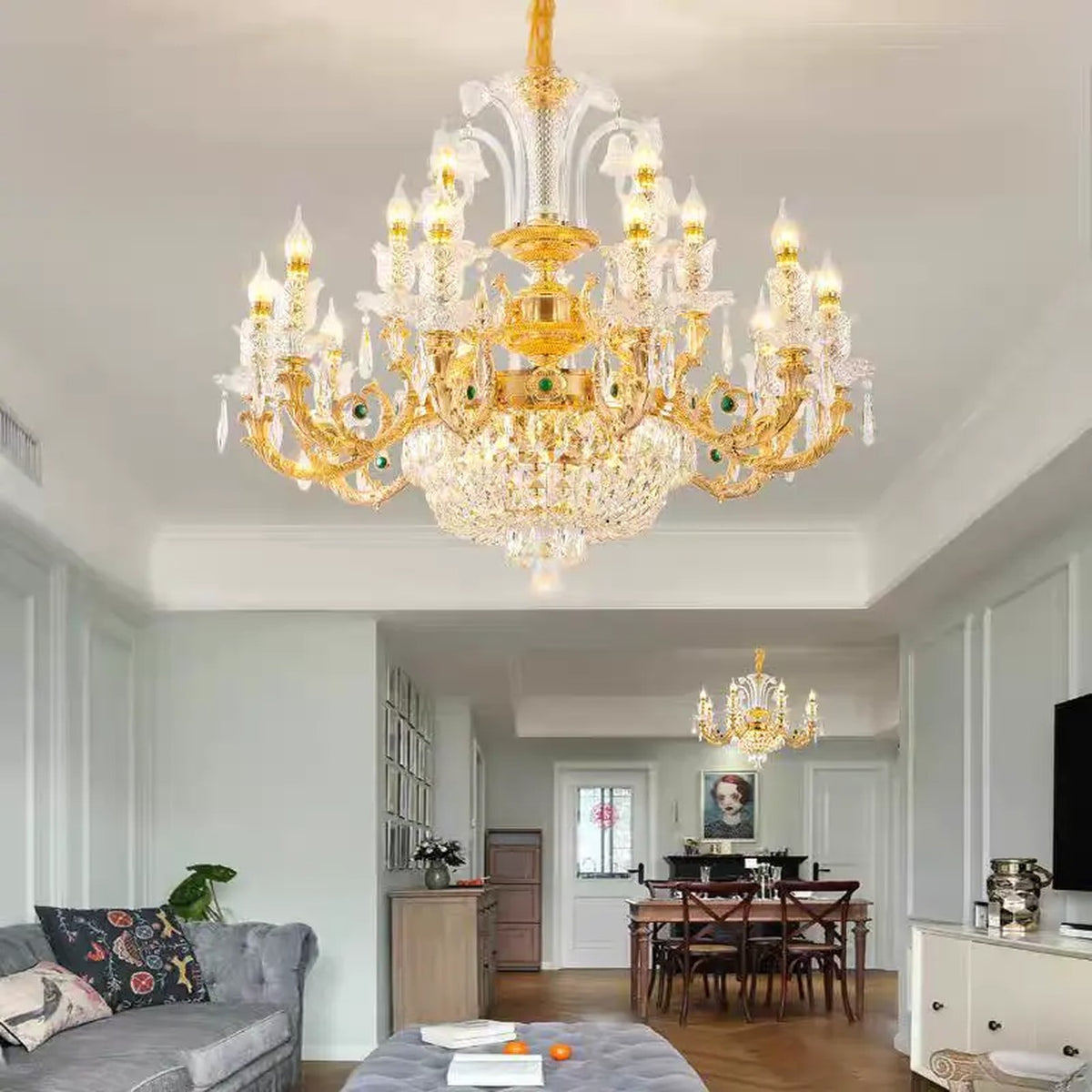 AM0527 — European Crystal Chandelier for Living Rooms