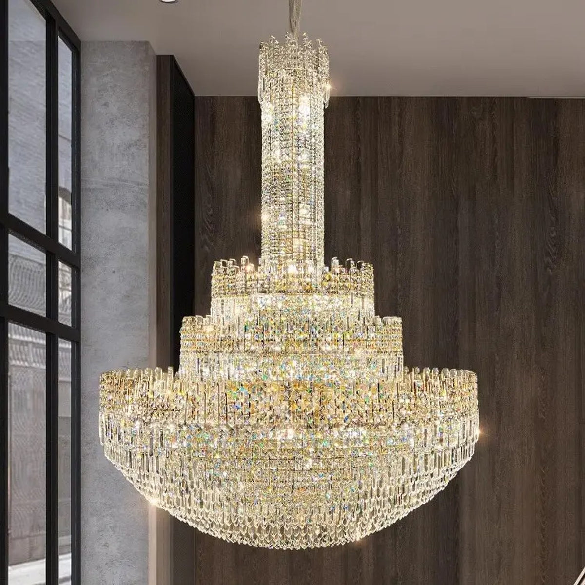 AM0629 — Light Luxury Crystal Chandelier for Living Rooms