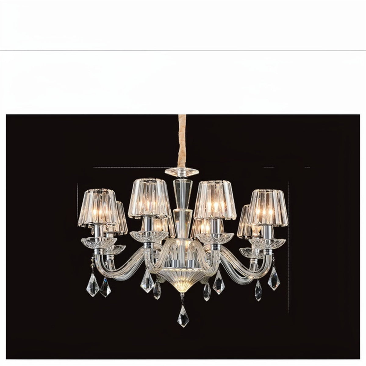 AM0859 — Modern Luxury Crystal French Chandelier for Living Rooms & Dining Rooms