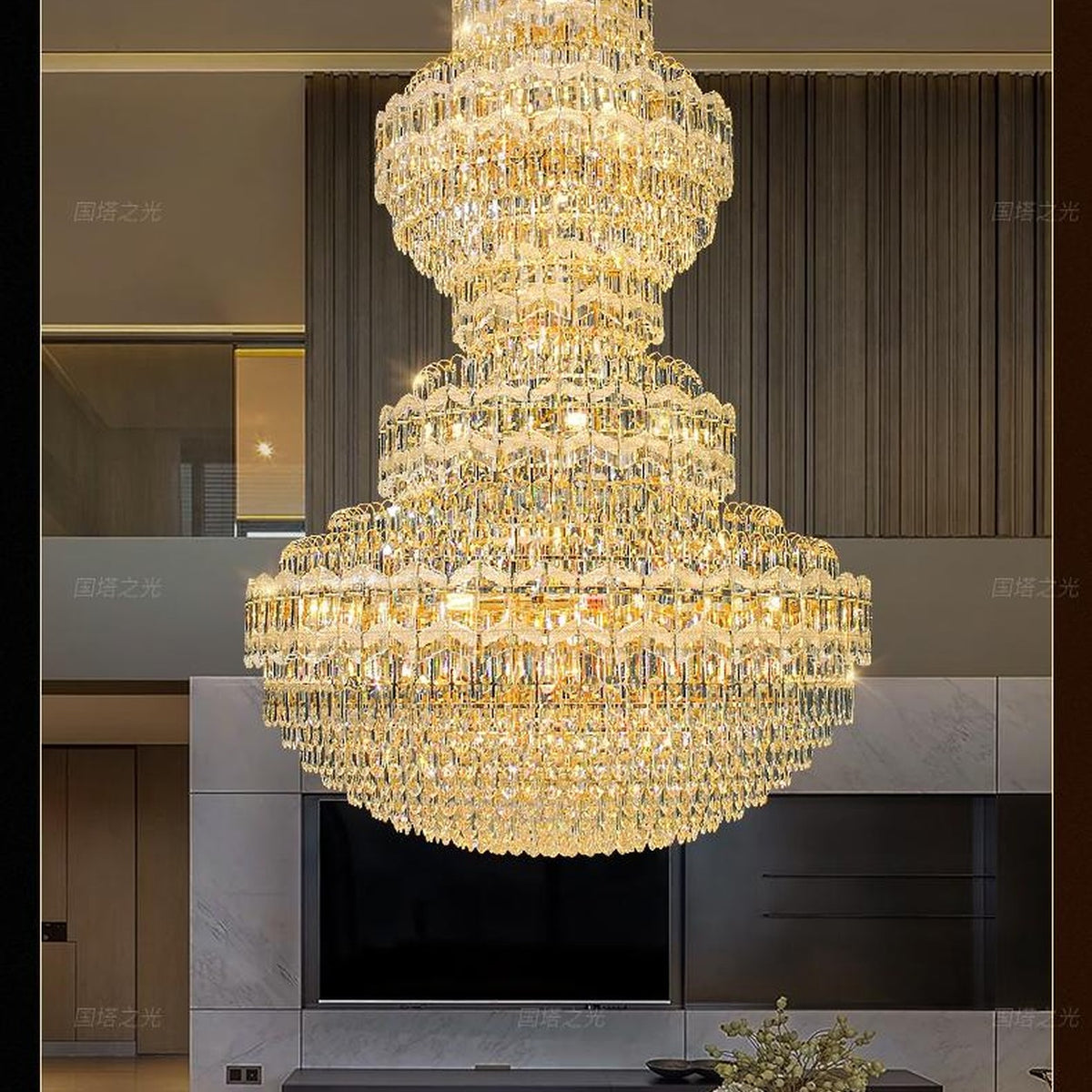 AM0693 — Modern Luxury Imported K9 Crystal Chandelier for Villas