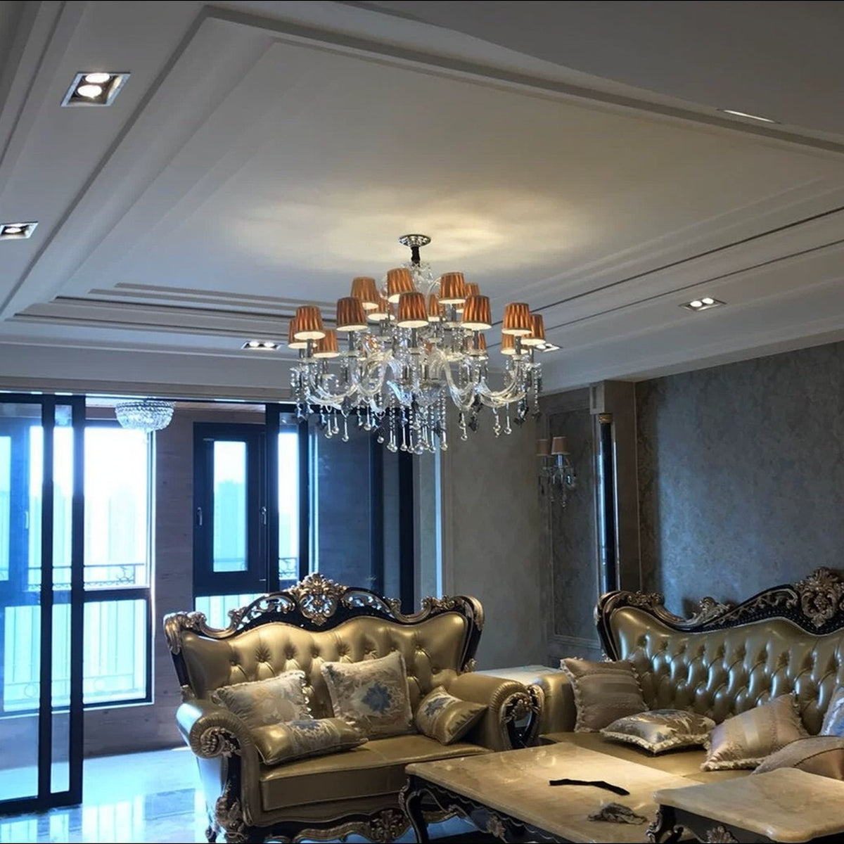 AM0716 — European Grand Hall Crystal Chandelier for Living Rooms & Dining Rooms