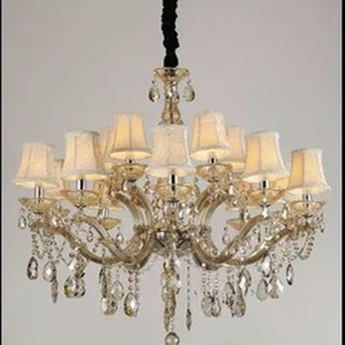 AM0717 — European Candle Grand Hall Crystal Chandelier for Living Rooms & Dining Rooms