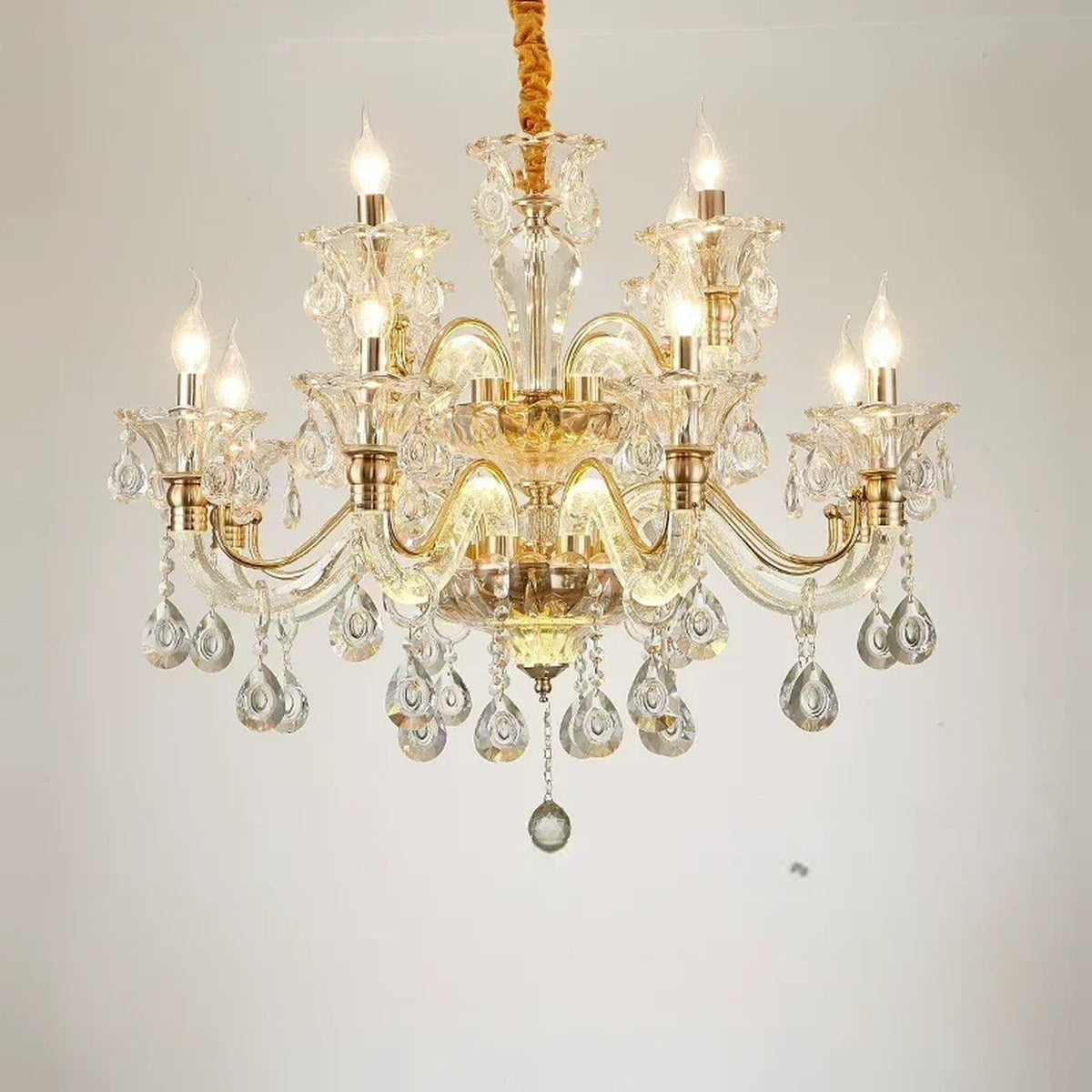 AM0822 — European Candle Grand Hall Crystal Chandelier for Living Rooms
