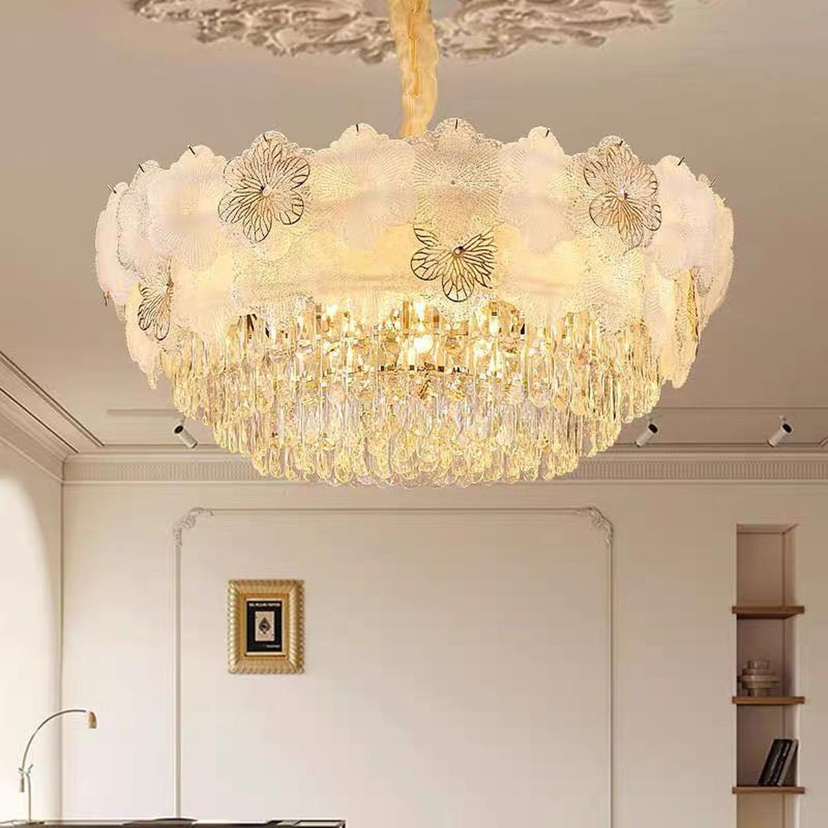 AM0541 — Light Luxury Crystal Chandelier for Living Rooms