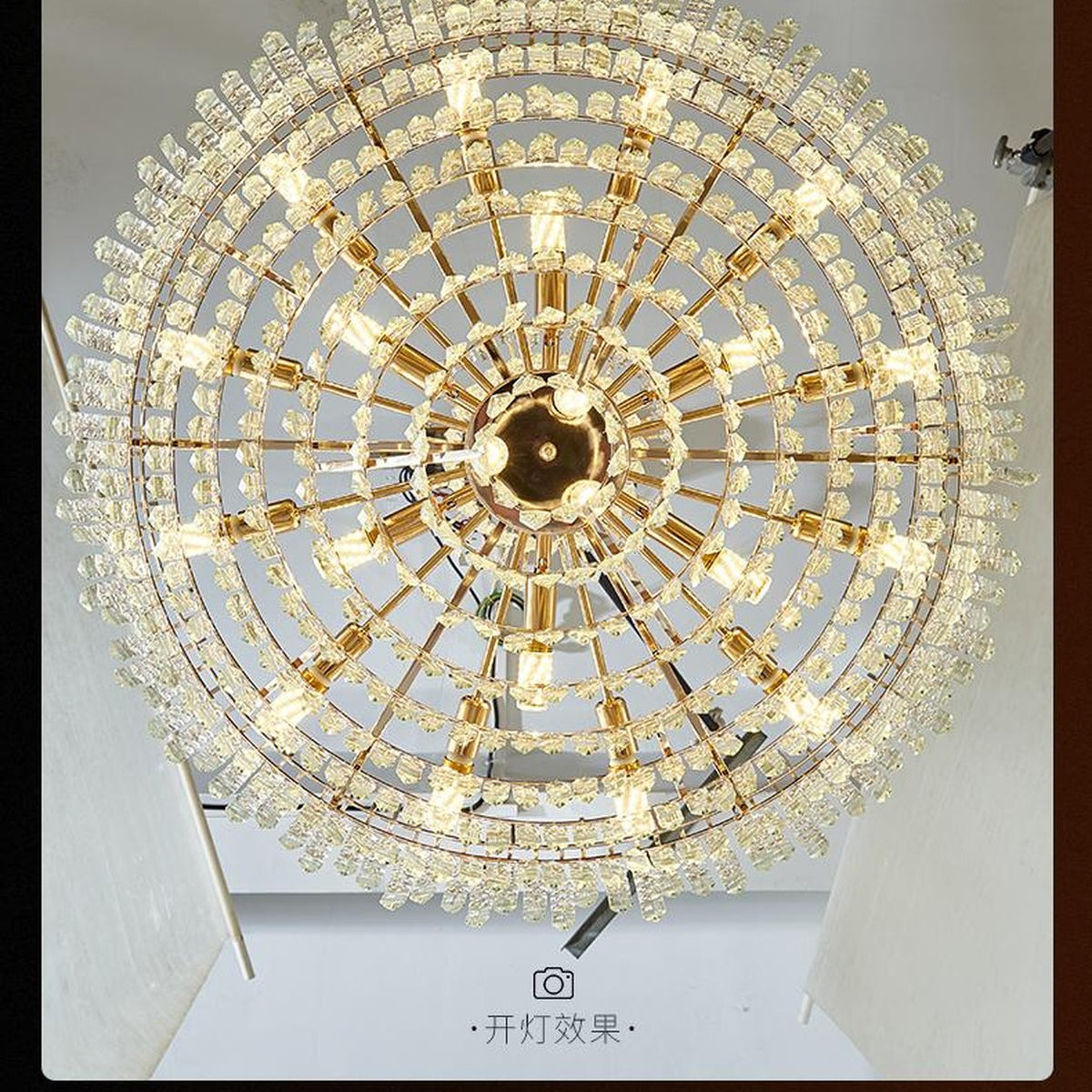 AM0497 — Light Luxury Crystal Chandelier for Living Rooms