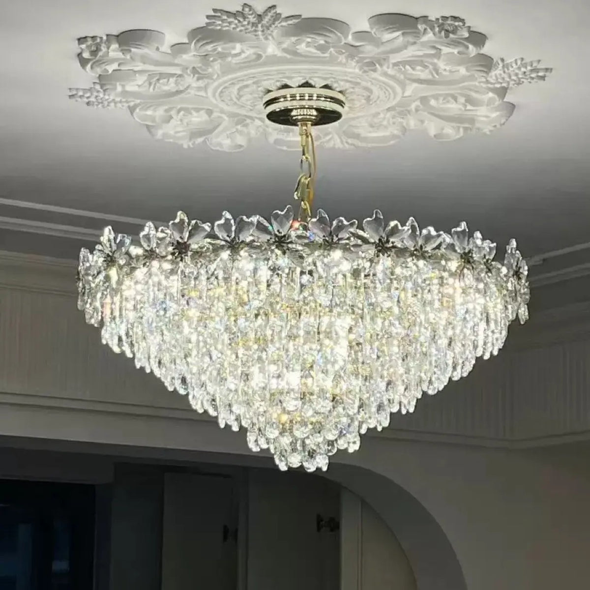 AM0553 — Light Luxury Imported K9 Crystal Chandelier for Living & Dining Rooms