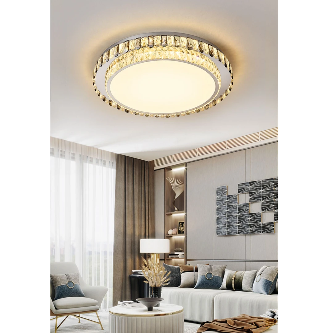 AM0114 · French Flush Mount Oval Ceiling Light for Bedrooms · 4 Configurations — AM0114, view 6