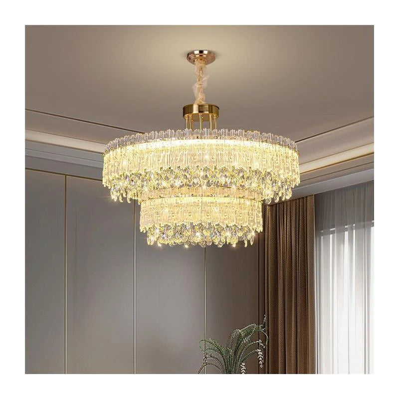 AM0055 · French Tiered Composition Crystal Chandelier for Living Spaces · 5 Configurations — AM0055, view 6