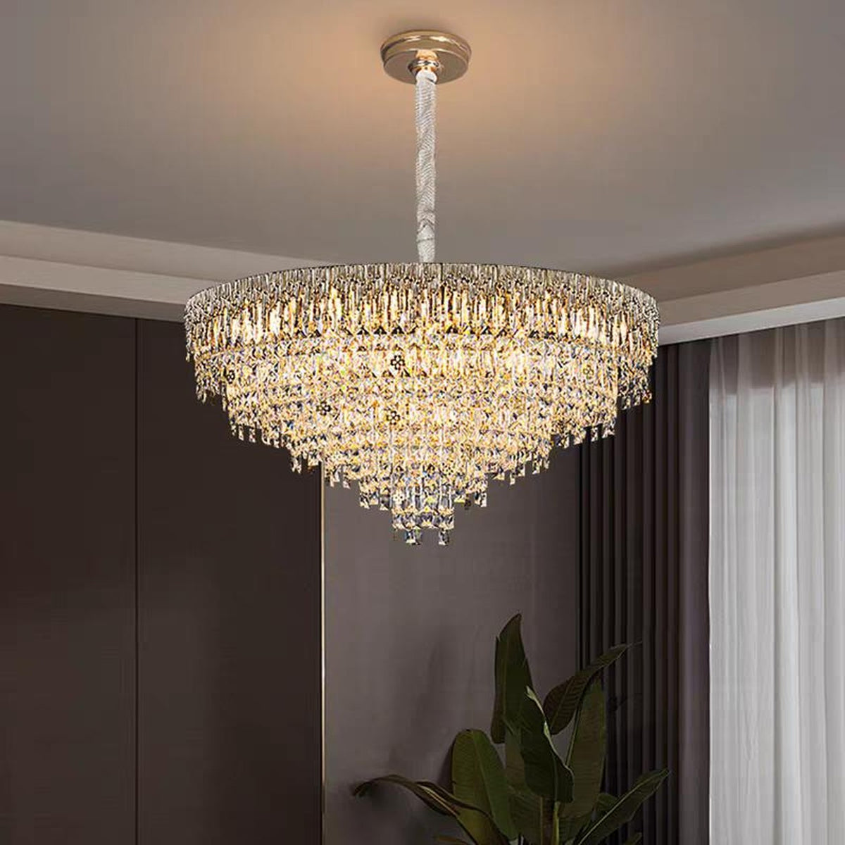 AM0670 — Modern Luxury Crystal Chandelier for Living Rooms