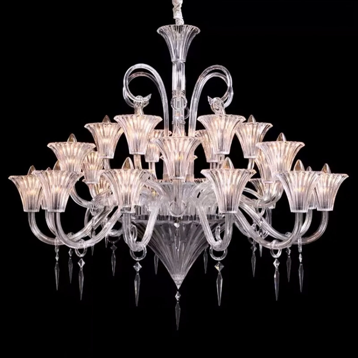AM0832 — European Stairwell Grand Hall Crystal Chandelier for Retail Spaces & Gym Spaces