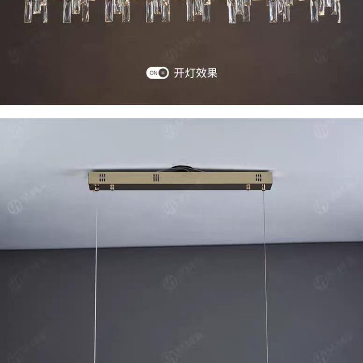 AM0617 — Modern Minimalist Crystal Chandelier for Living Rooms