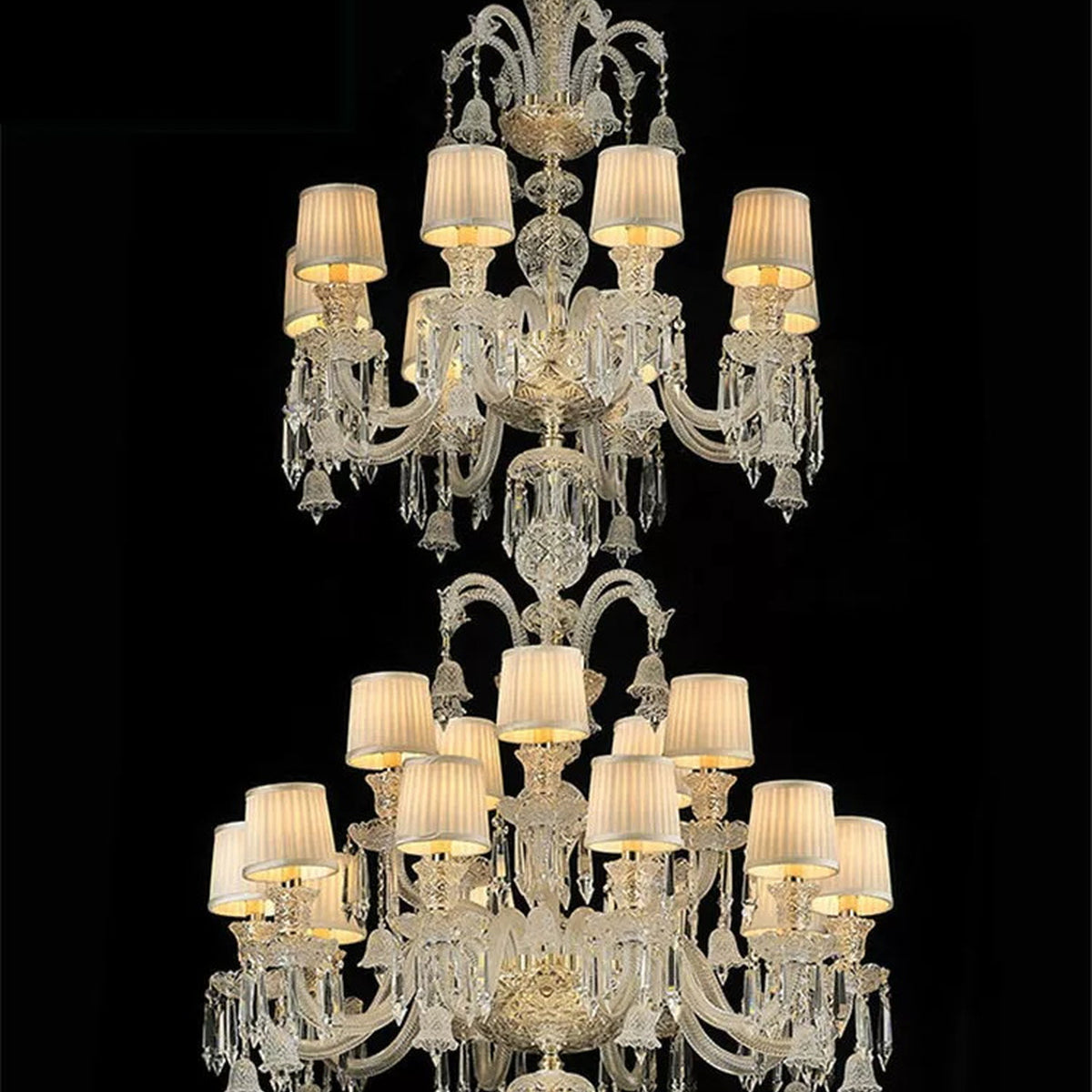 AM0806 — European Stairwell Grand Hall Crystal Chandelier for Loft Spaces & Duplex Spaces